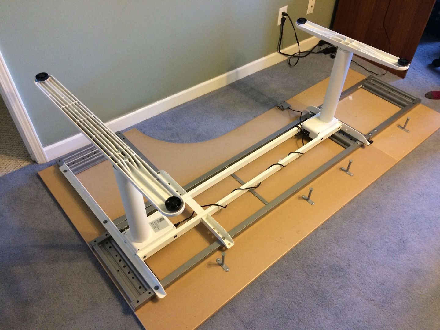 Add IKEA Bekant Sit/Stand Legs to a Bekant Corner Desk Instructables