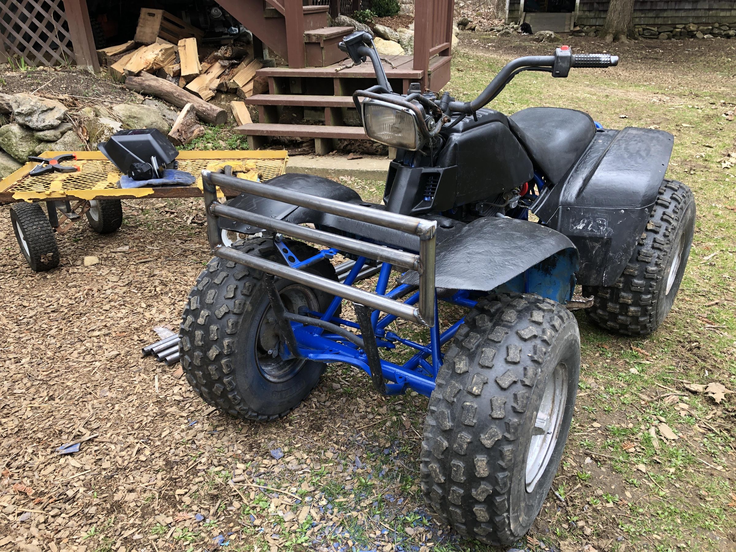 A 400 Quad Rebuilding a 240 1985 Yamaha Moto 4 Four Wheeler on the