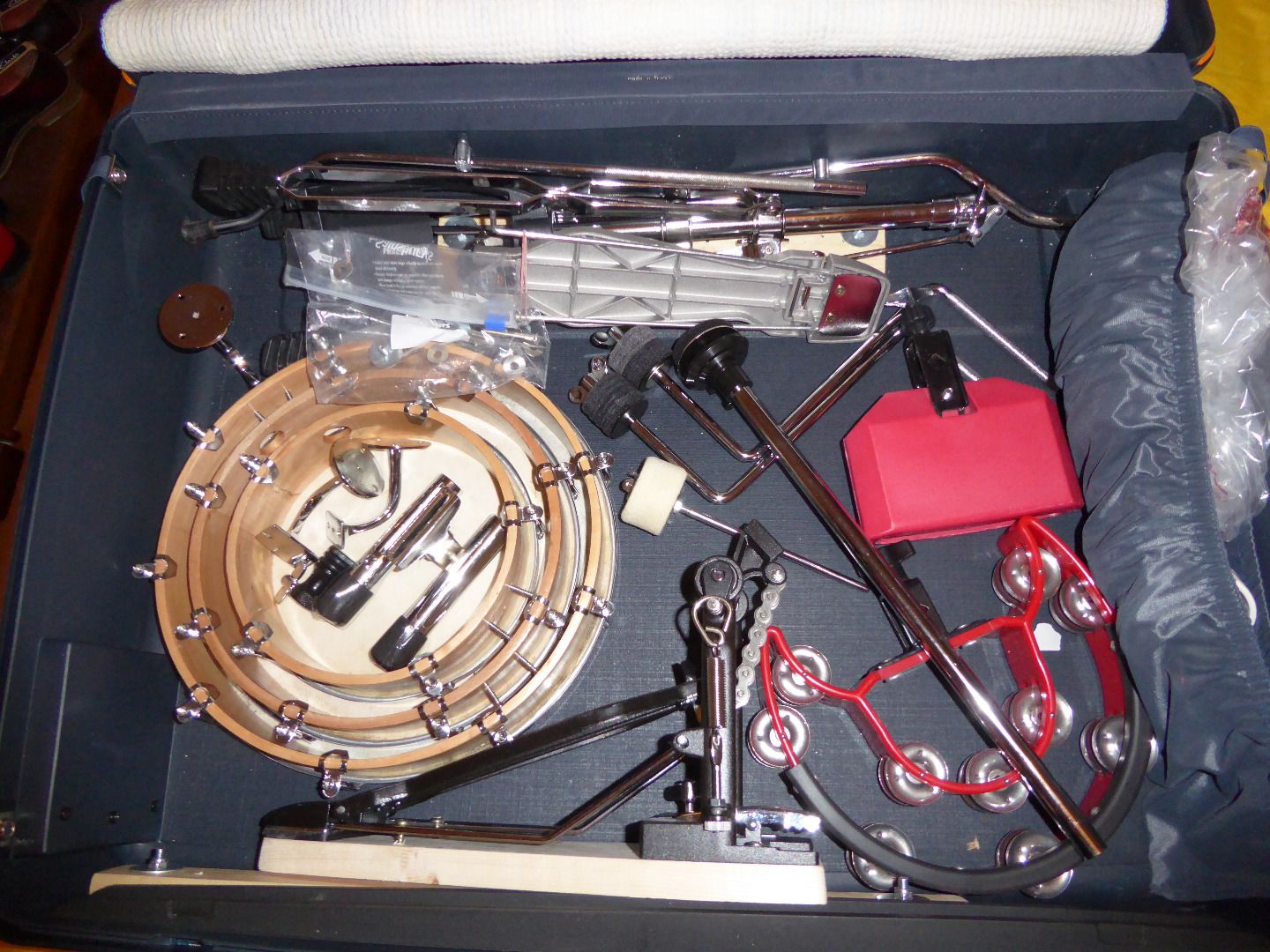 Suitcase Drum Set Instructables