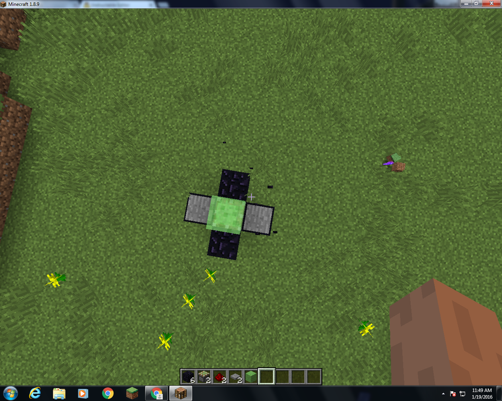 How To Make A Trampoline In Minecraft 6 Steps Instructables