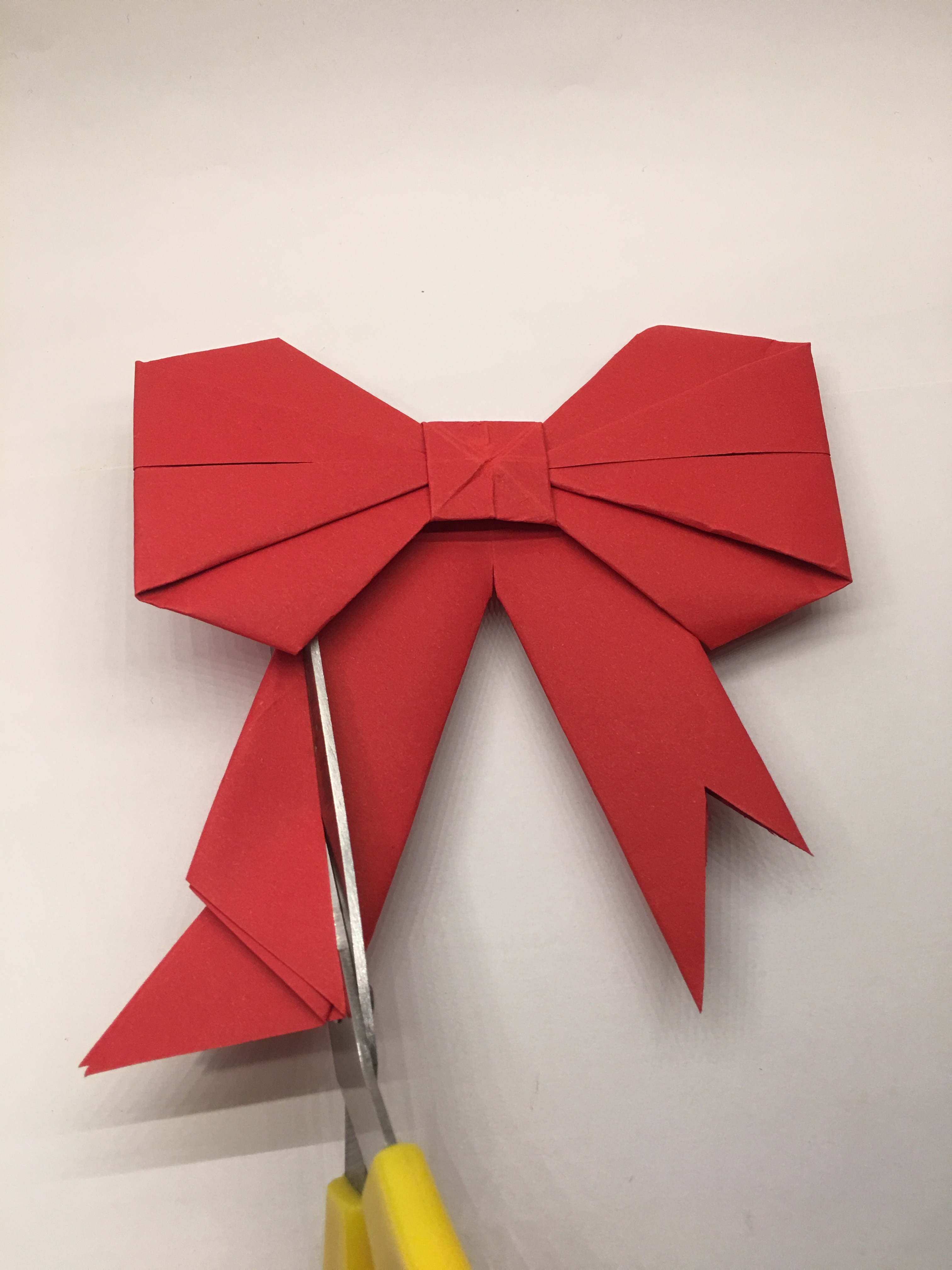 Origami Bow 9 Steps (with Pictures) Instructables