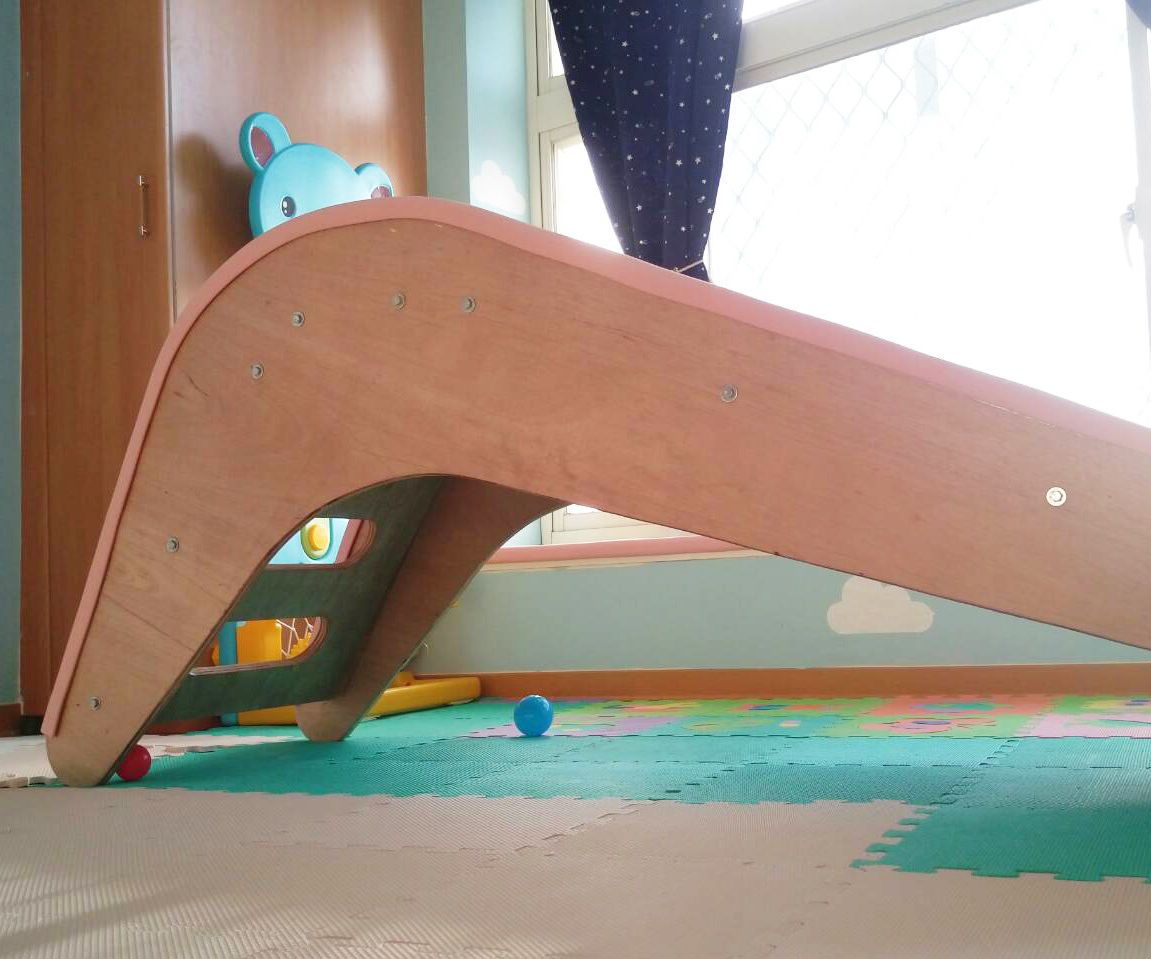 wooden slides for toddlers