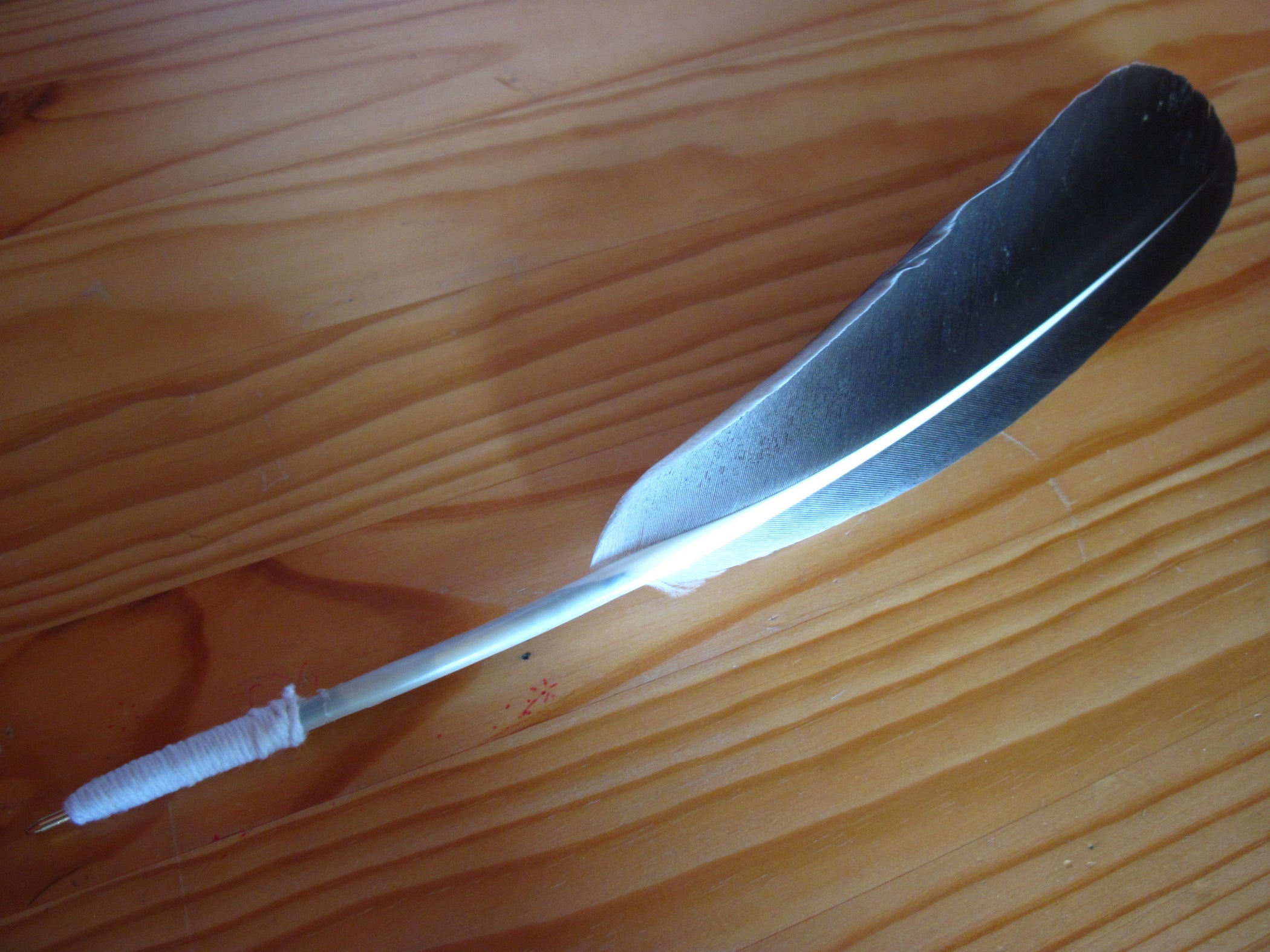 Feather Ballpoint Pen 4 Steps Instructables