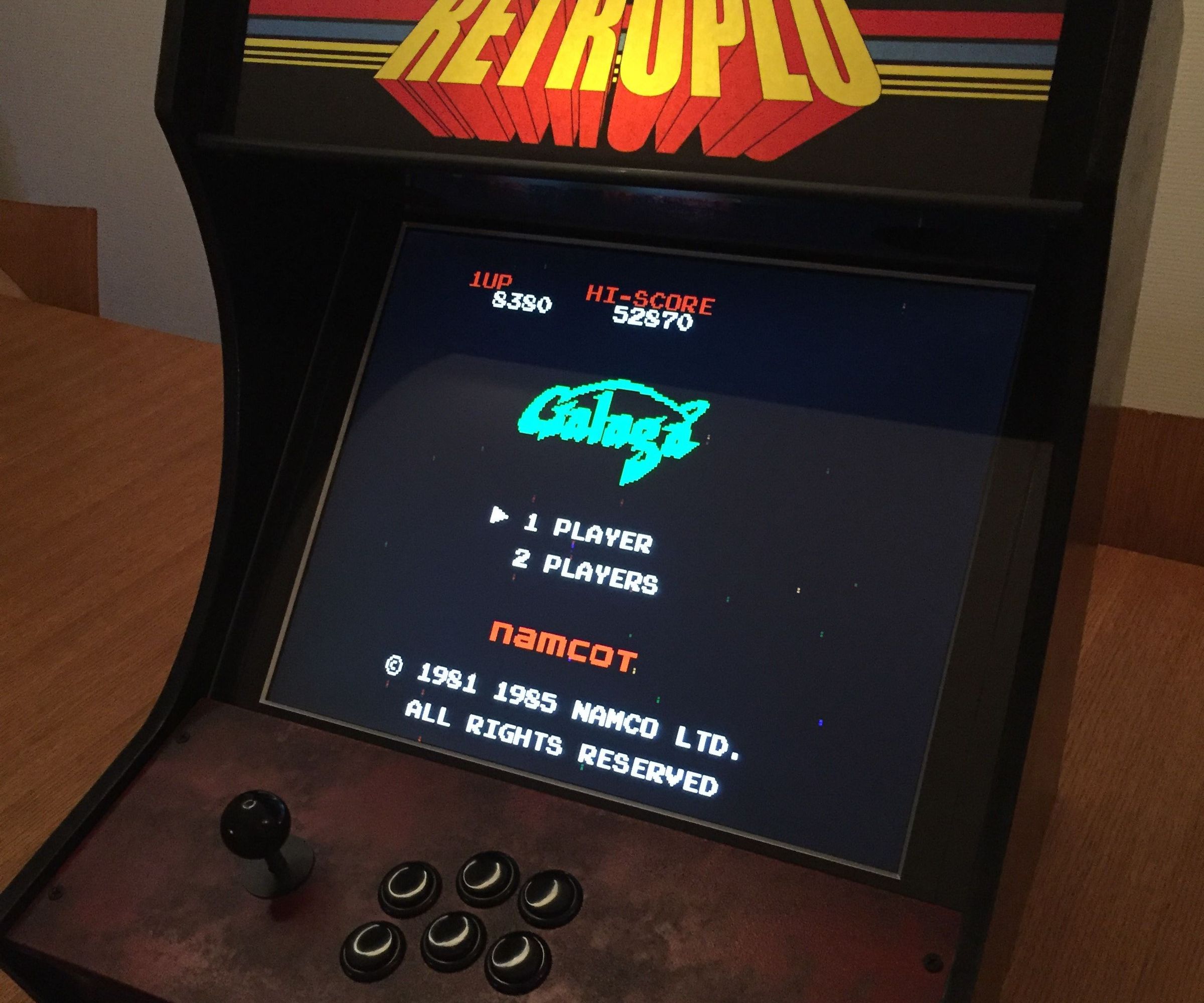 DIY Retro Arcade Bartop for One Player