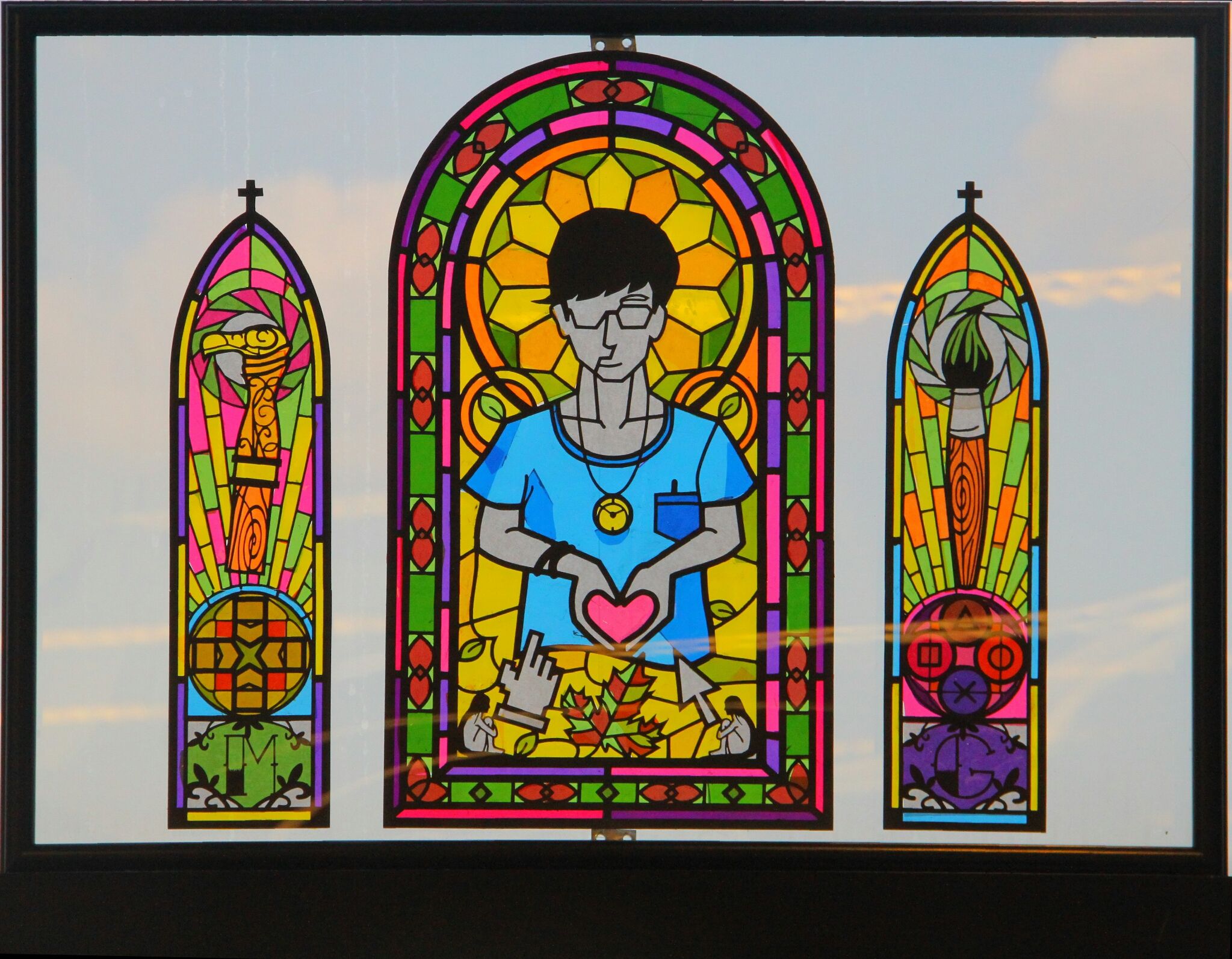 Stained Glass Recreation In Paper 7 Steps With Pictures Instructables