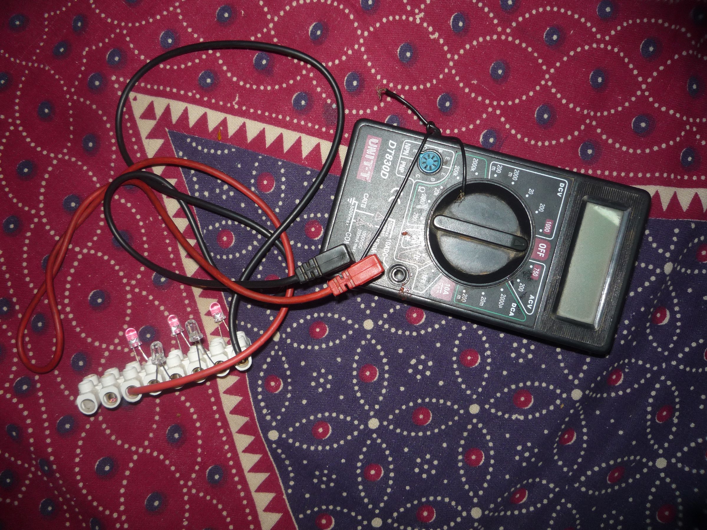 Make Your Own Solar Panel With LEDs : 8 Steps (with Pictures ... Circuit Diagram