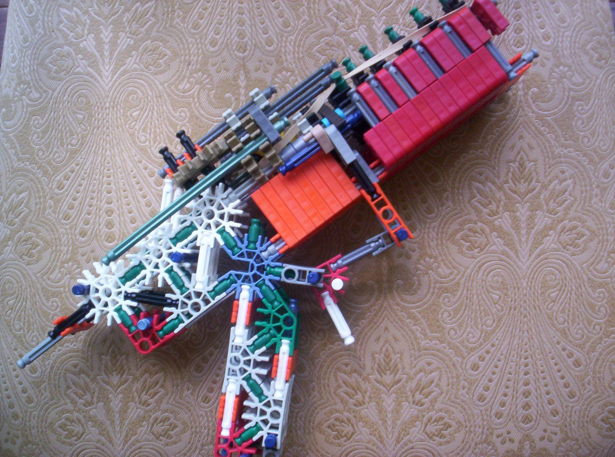 "true trigger" addition to one shot knex gun/pistol by bannana inventor DIY Project DIY Project Image