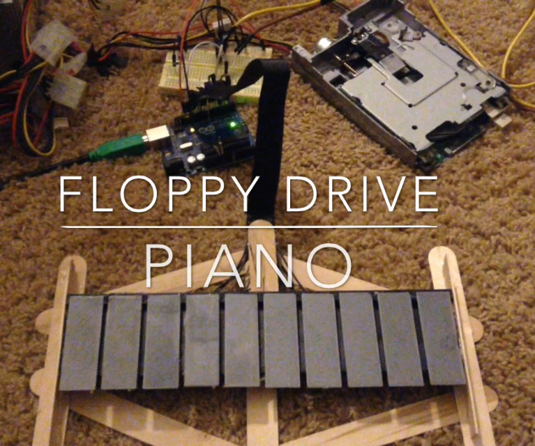 DIY Floppy Drive Piano (Floppiano) 7 Steps (with Pictures