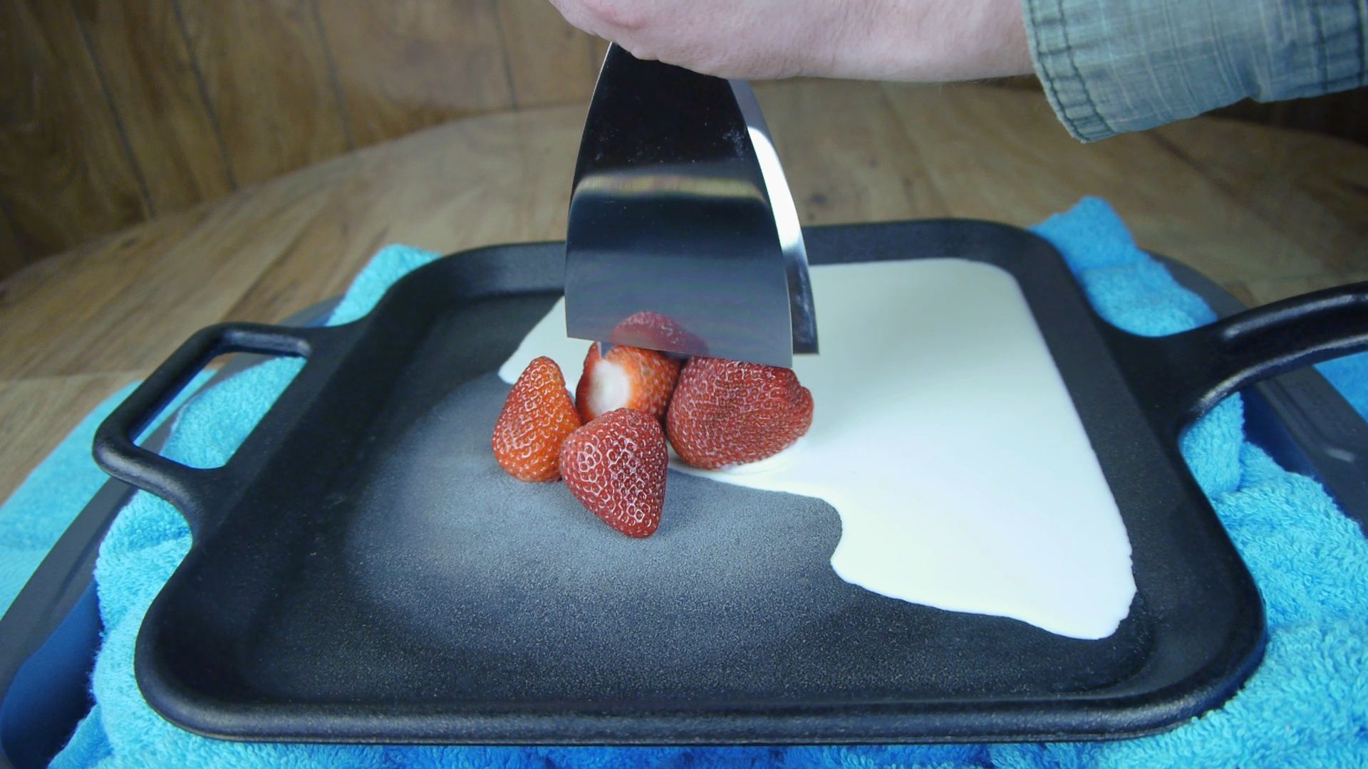 DIY Ice Cream Cold Plate W/ Frying Pan 3 Steps (with Pictures) Instructables