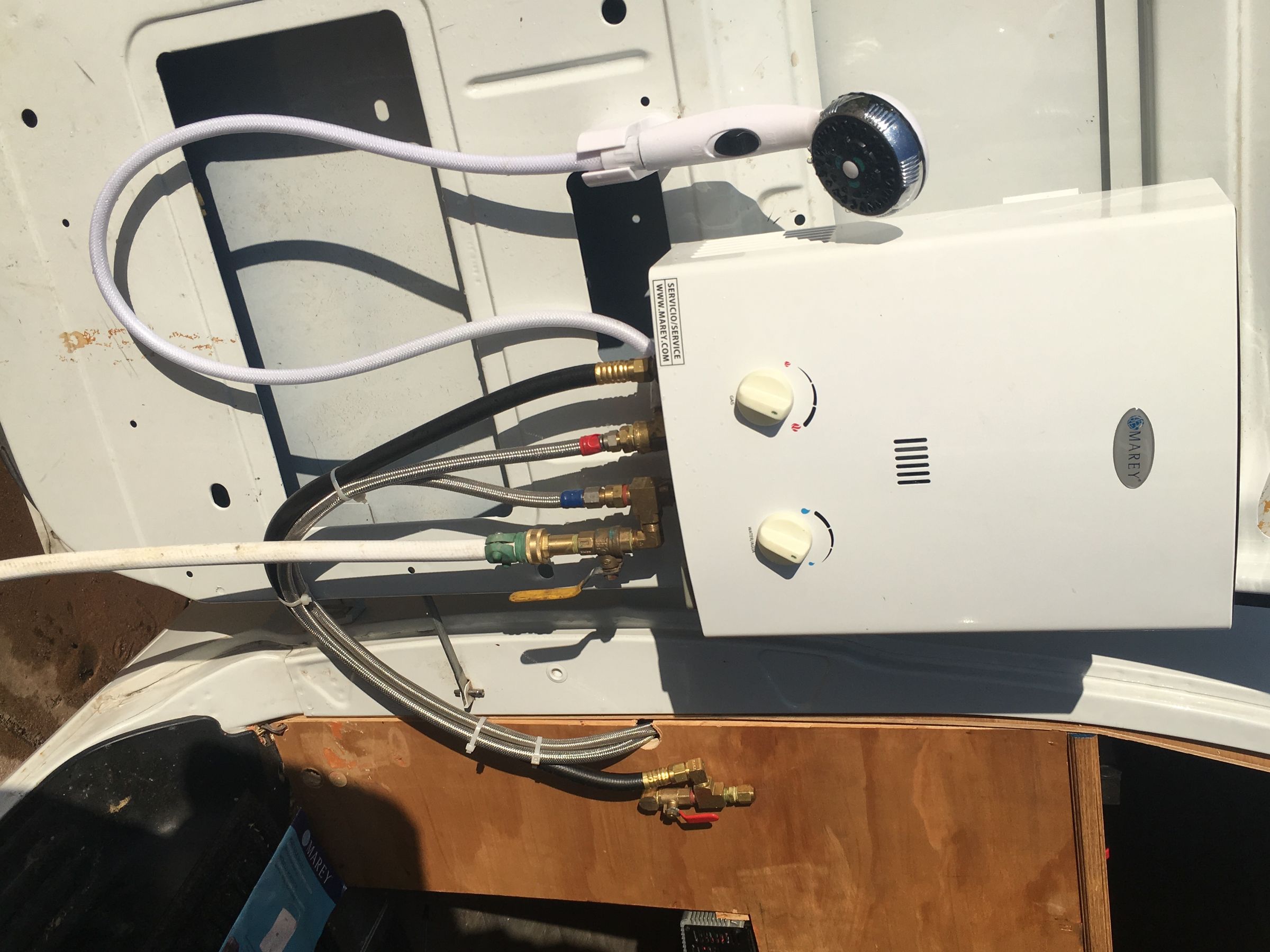 Endless Hot Van SHOWER and Water System Instructables