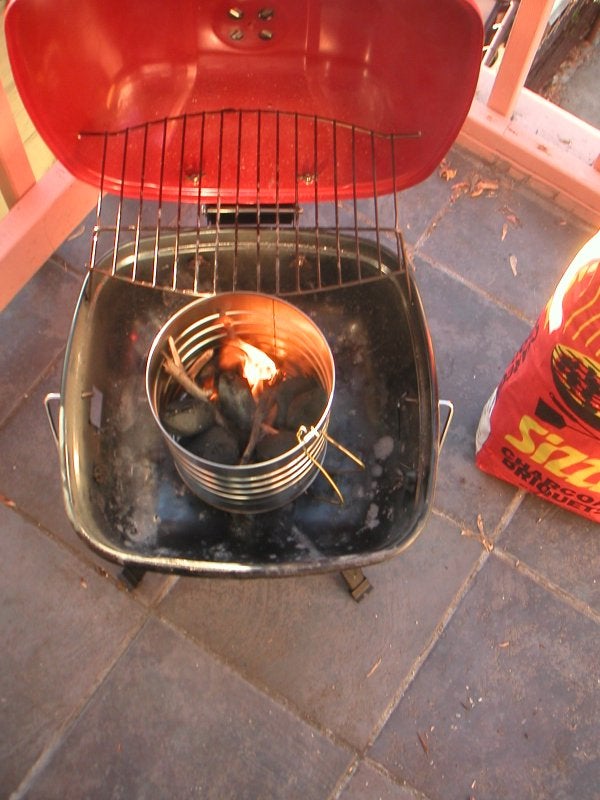 Charcoal Starter 5 Steps Instructables