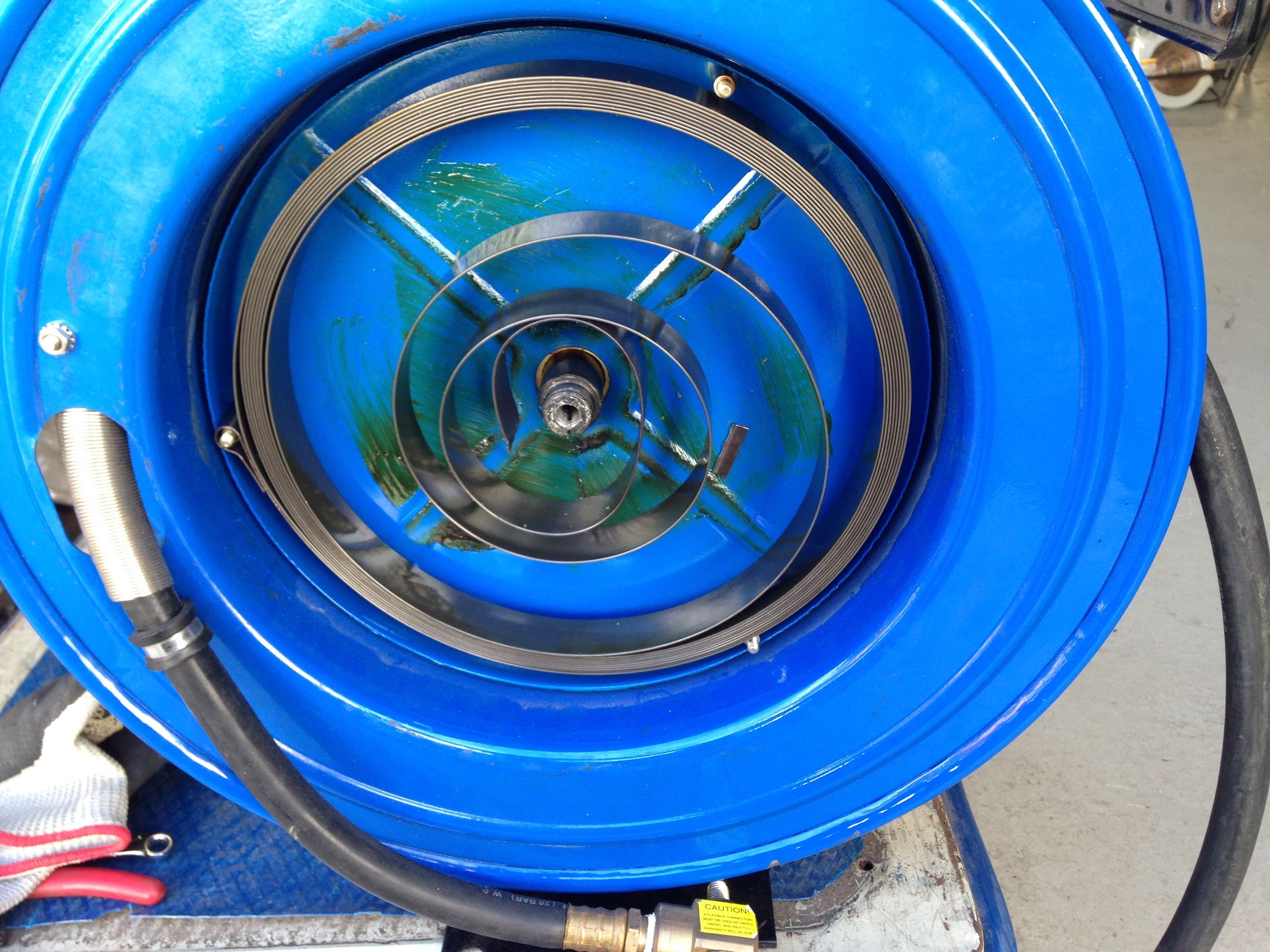 Fix a Broken Retractable Air Hose Reel 5 Steps Instructables