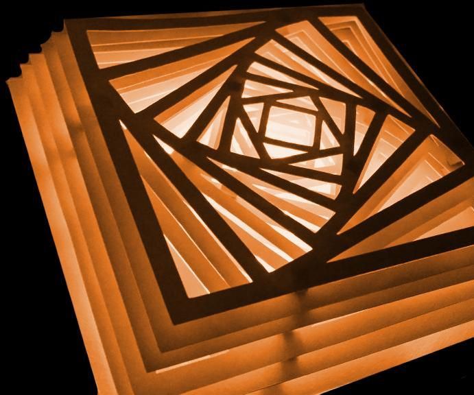 BlockCode Paper Lamp