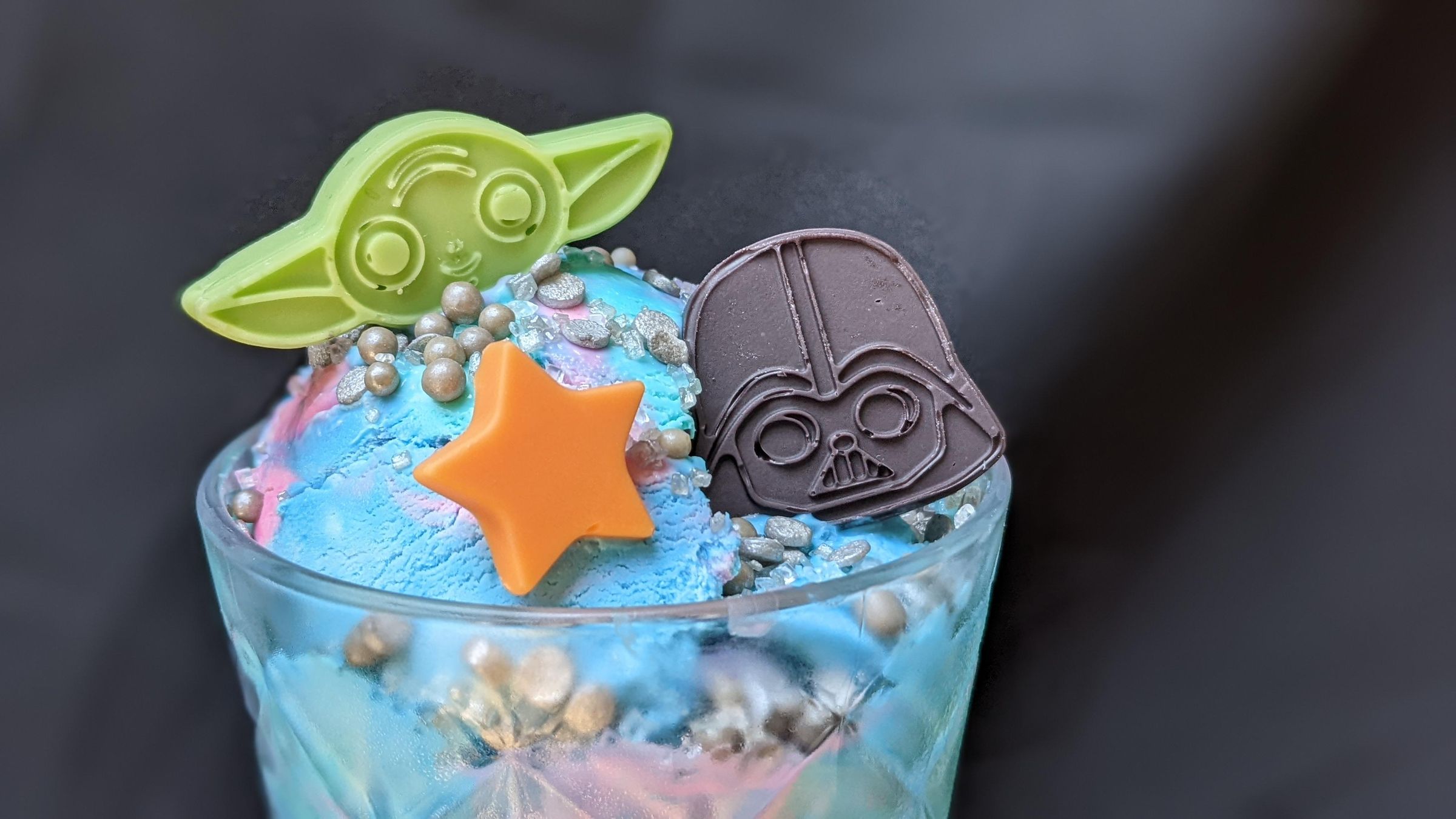 Galaxy Far Far Away Ice Cream No Churning Required 7 Steps (with
