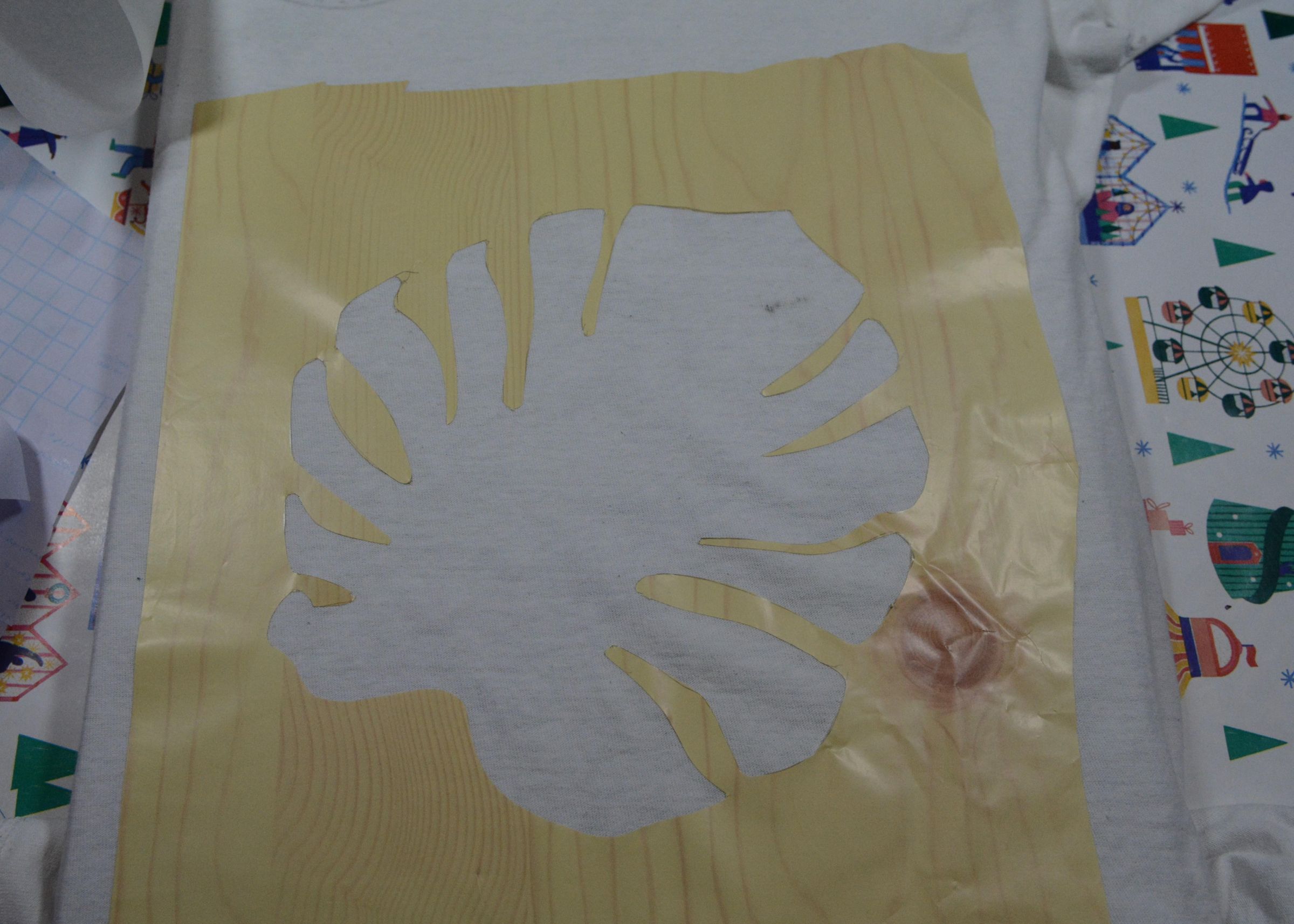 Image Transfer on Fabric With Vinyl and Crayons Two Ways 4 Steps