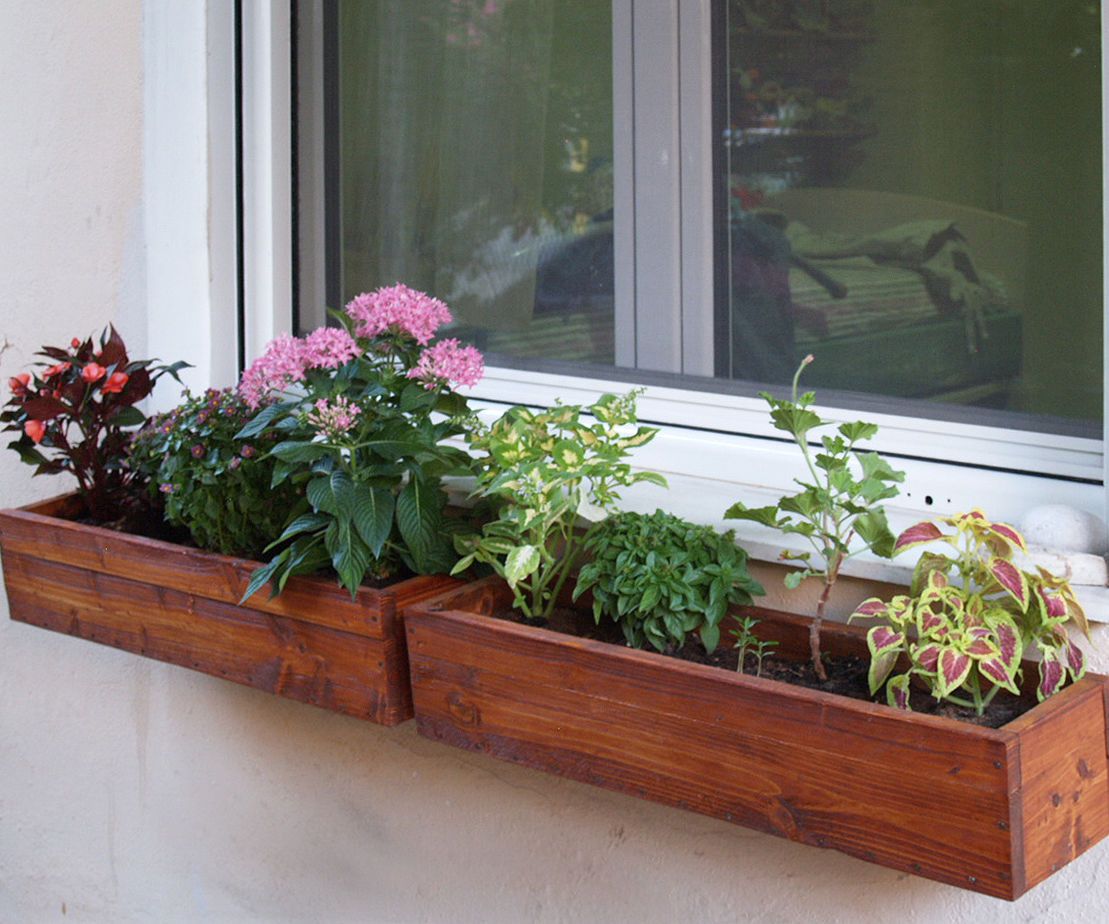 Wooden Flower Boxes