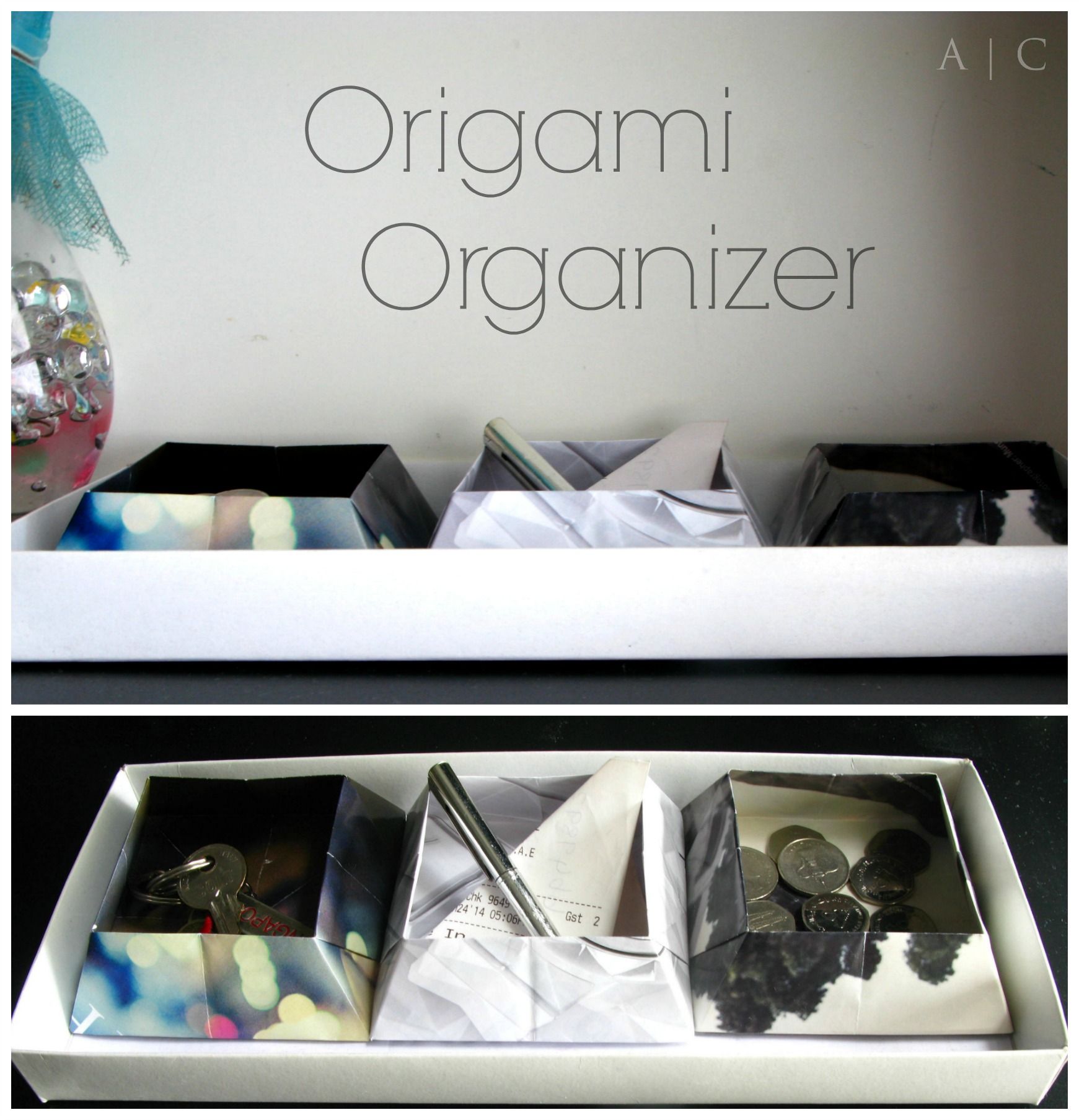 Origami Organizer Boxes Instructables