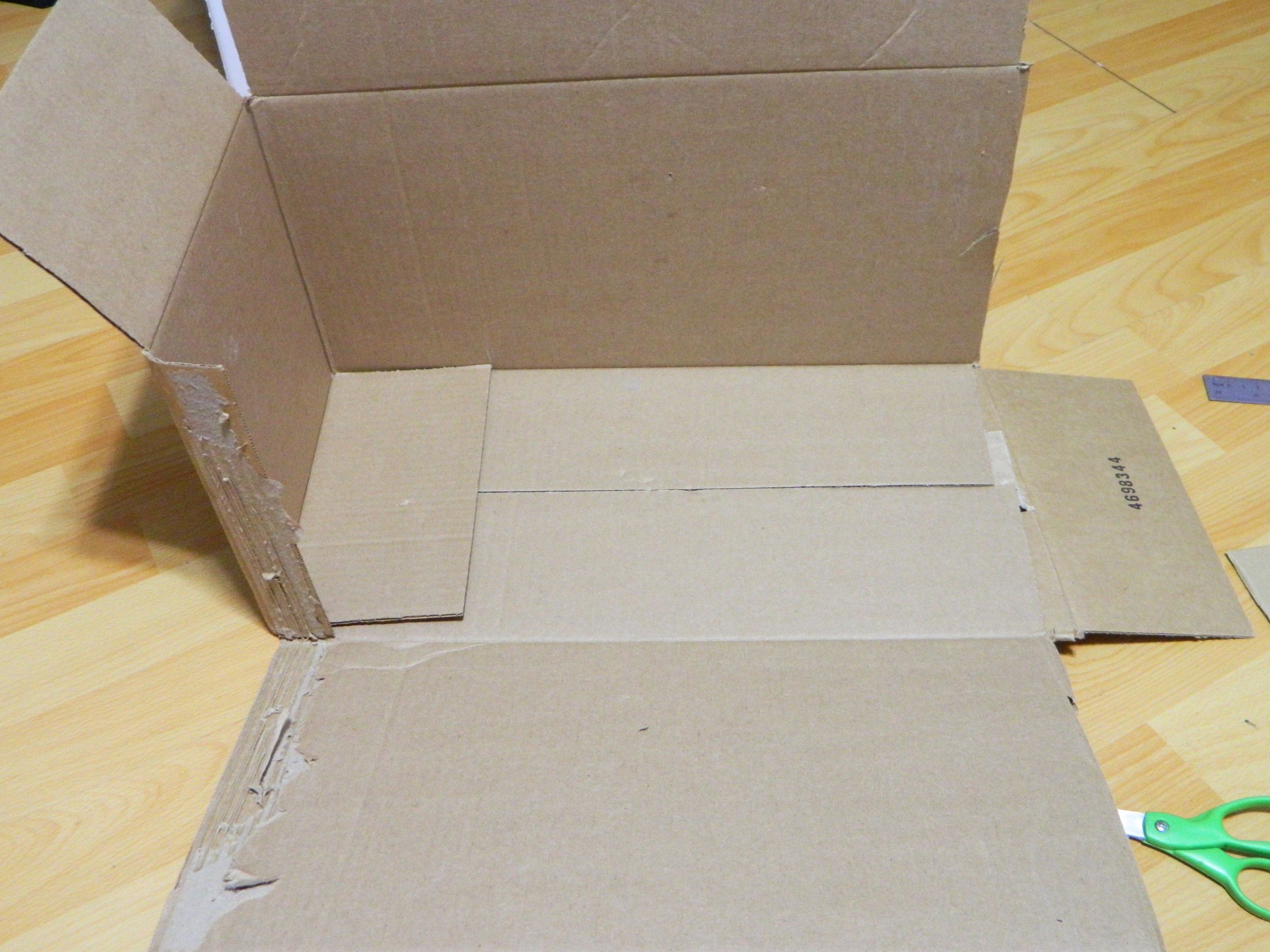 DIY Cardboard Nightstand 9 Steps Instructables