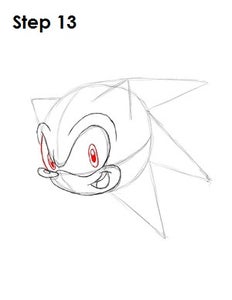 How To Draw Sonic The Hedgehog : 17 Steps - Instructables