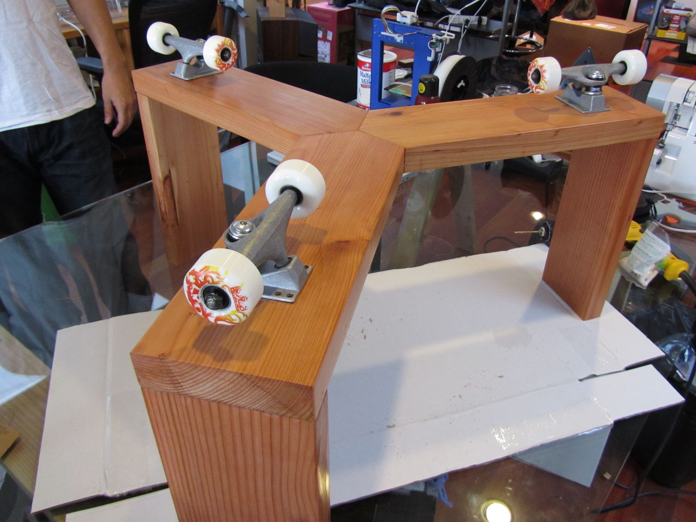 Skateboard Table 9 Steps (with Pictures) Instructables