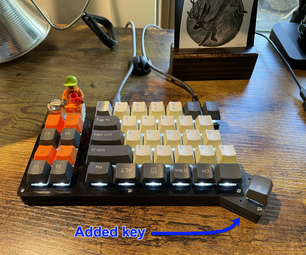 Adding Keys to a Mechanical Keyboard