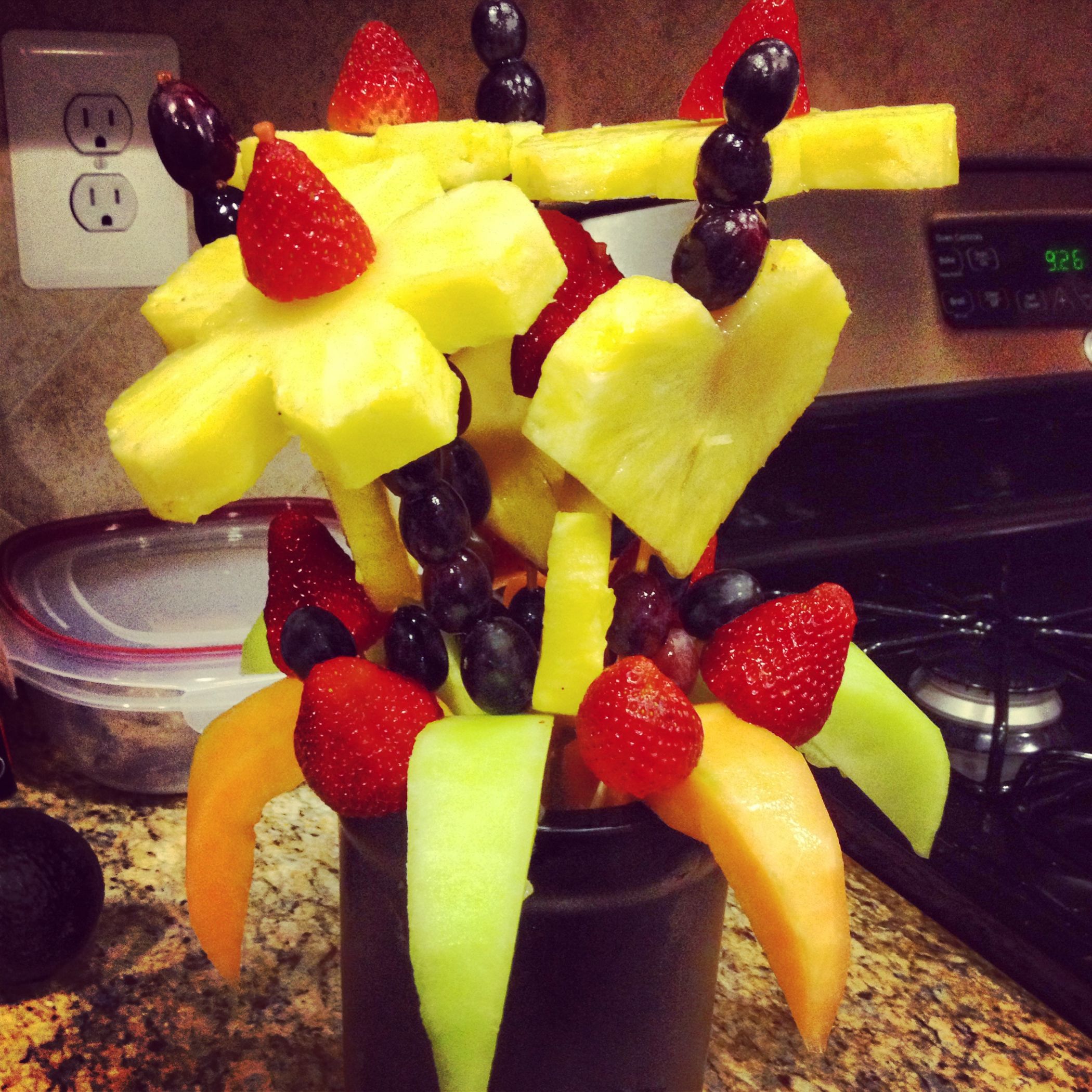 Make Your Own Edible Arrangements 3 Steps Instructables