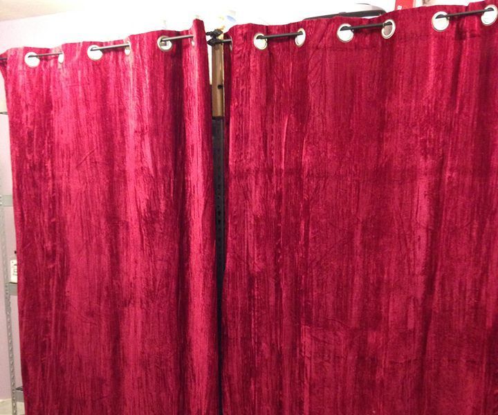 curtains in garage