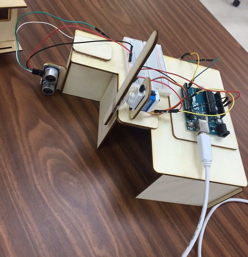 Controlling a Servo With Ultrasonic Sensor Signal Using Arduino ...