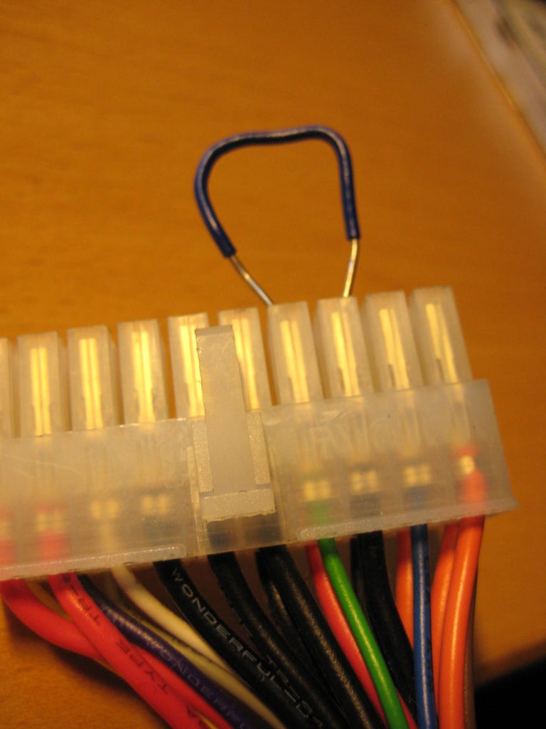 How To Power Up An Atx Power Supply Without A Pc! : 3 Steps - Instructables
