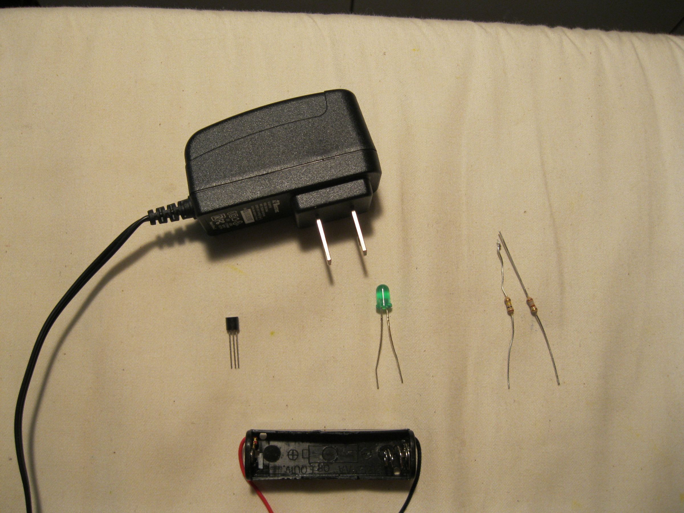 Simple LED AA Battery Tester 4 Steps Instructables