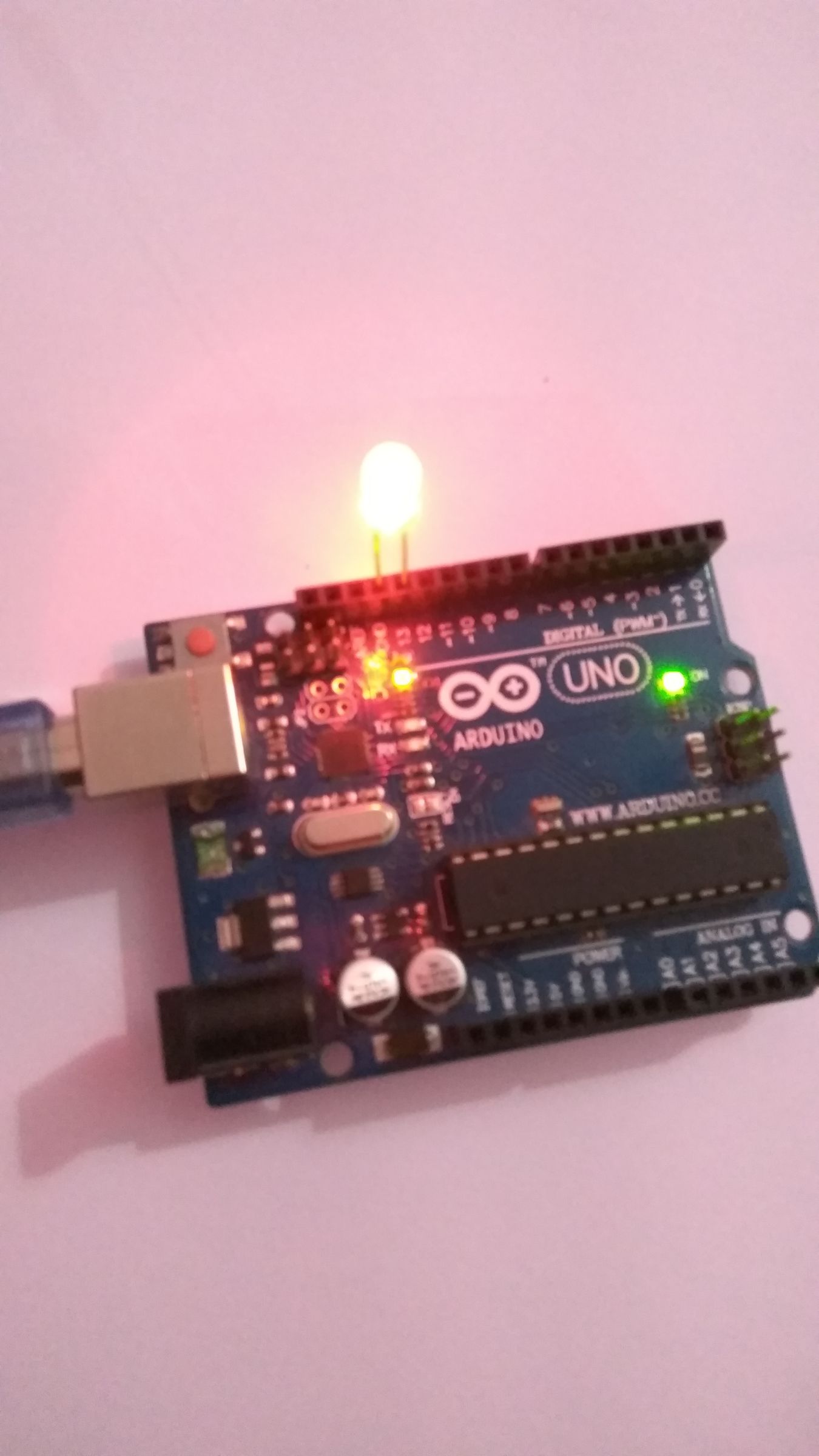LED Blinking Using Arduino 5 Steps Instructables