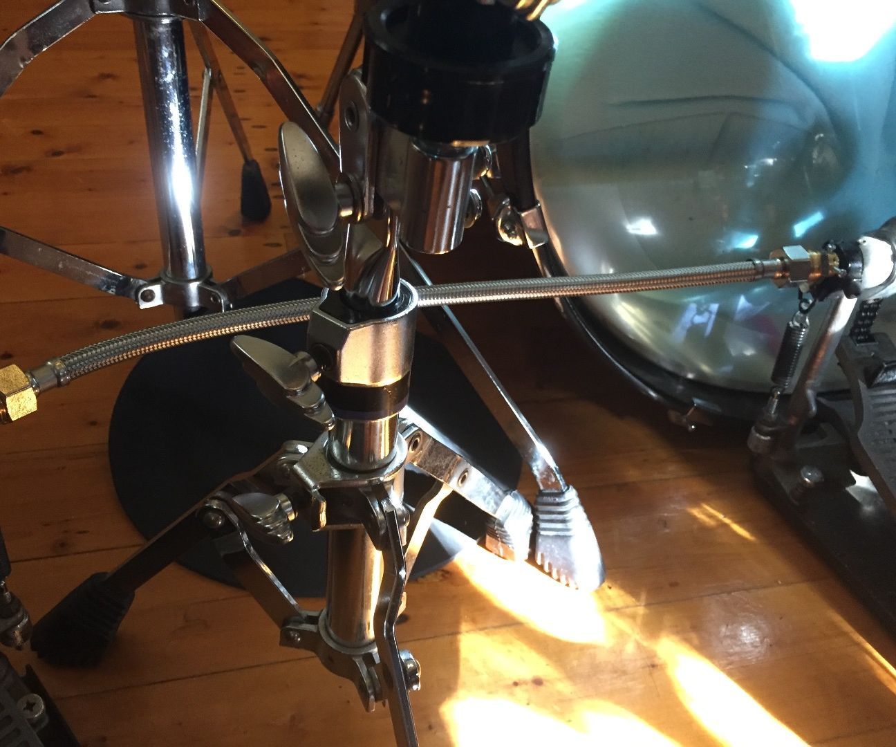 DIY Cheap Double Bass Drum Pedal Drive Shaft 6 Steps Instructables