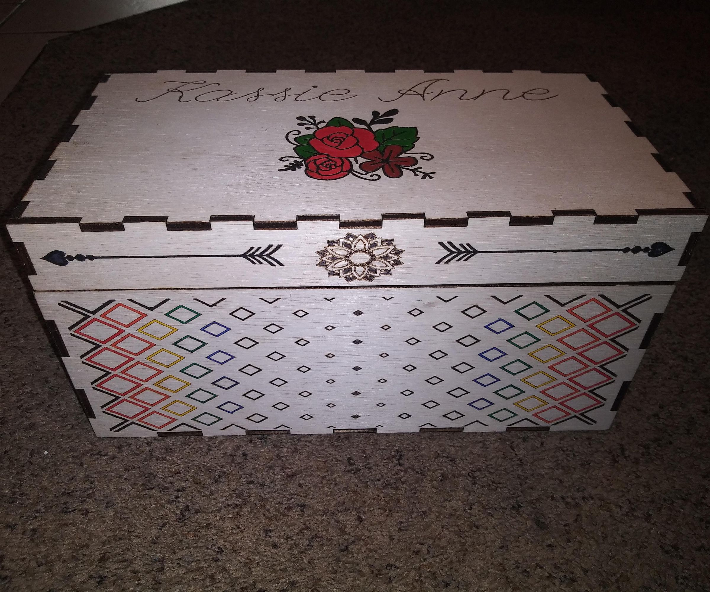 Laser-Cut Keepsake/Photo Box