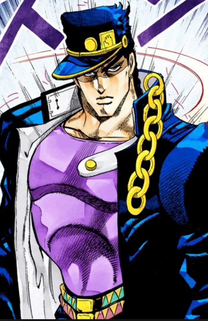 Jotaro Belt - His neutral features accentuate the spirit of the