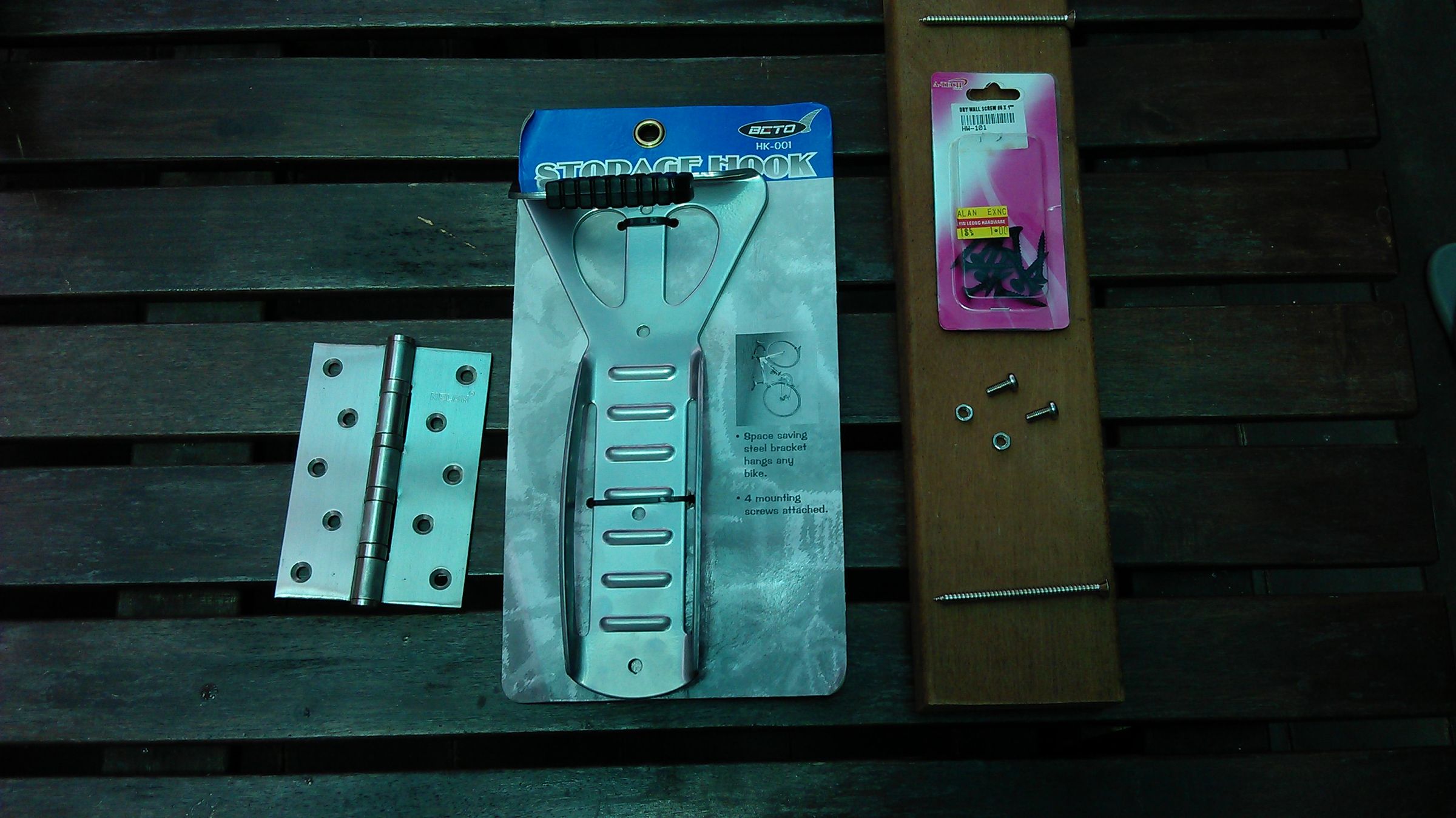 Homemade Bicycle Wall Mount 7 Steps Instructables