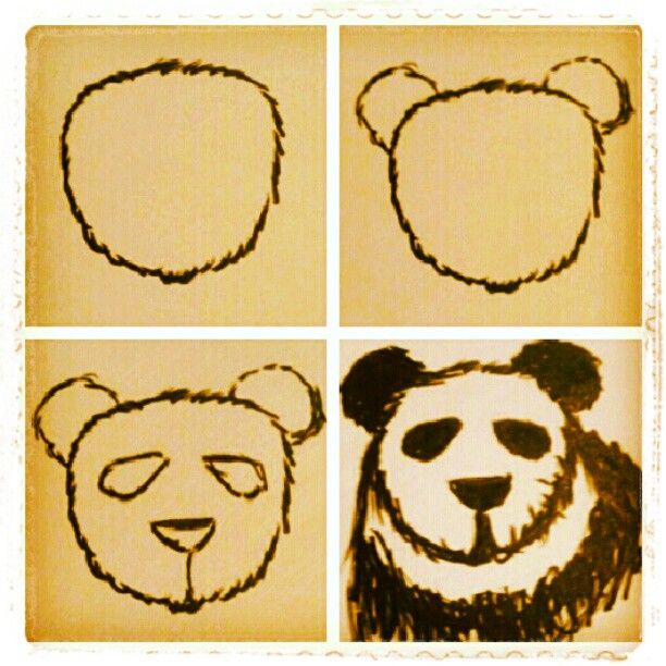how to draw panda DIY Project DIY Project Image