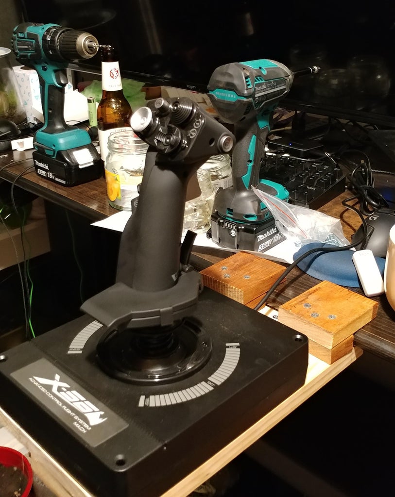 DIY HOTAS Desk Mount: the Dad Mount : 7 Steps - Instructables