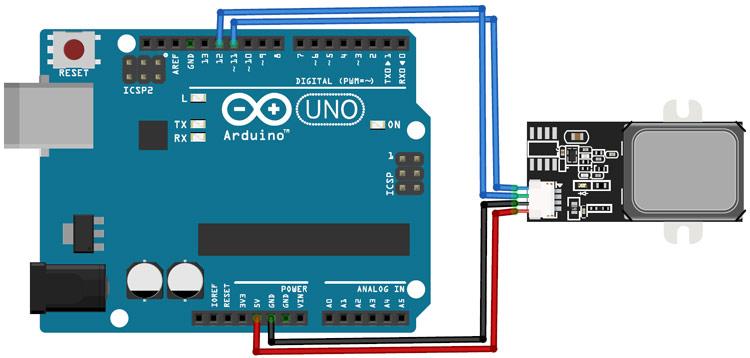 Circuit Diagram for Biometric Voting Machine Using Arduino