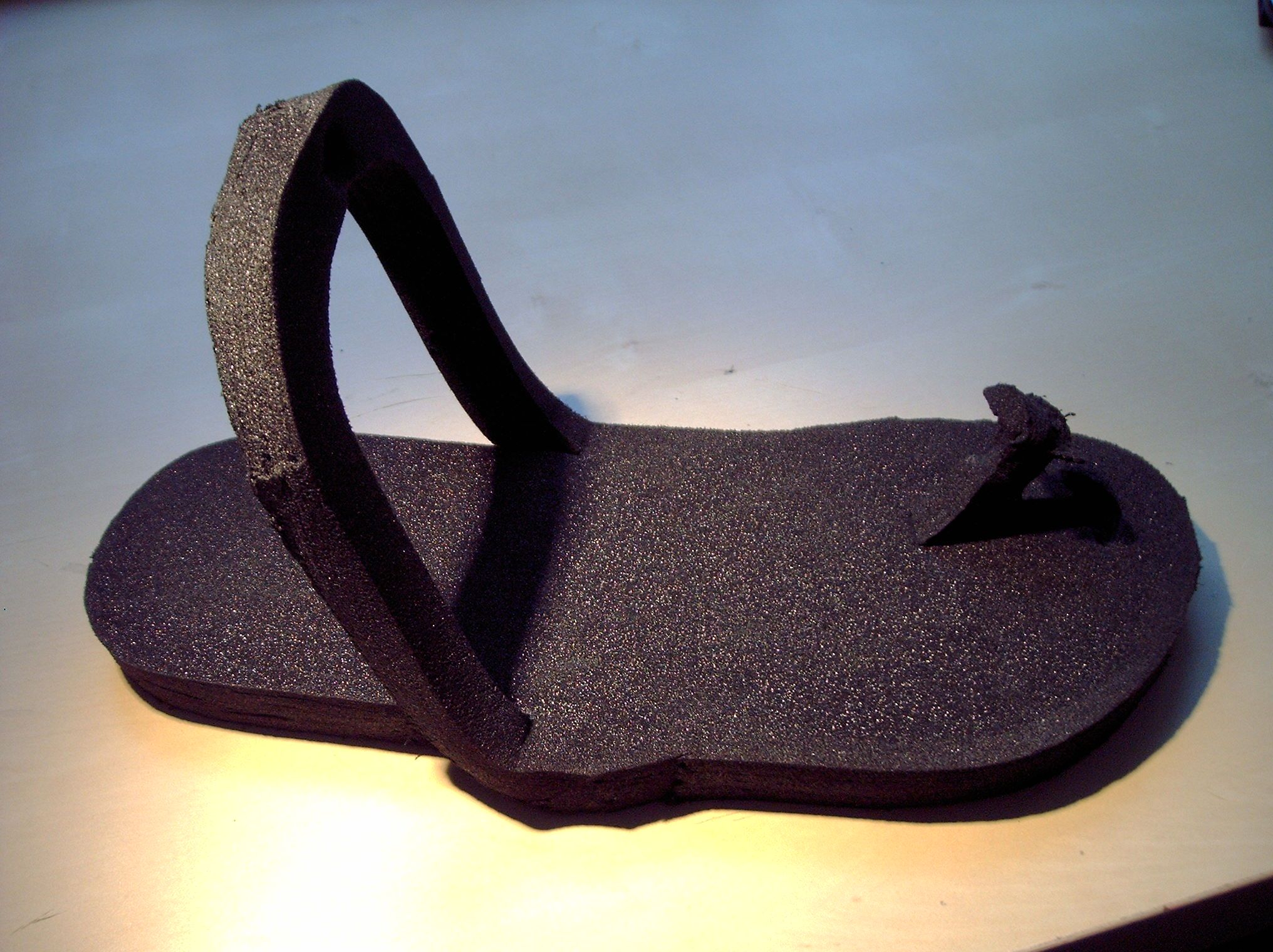 Improvised Flip Flops Out of a Camping Mat 5 Steps Instructables