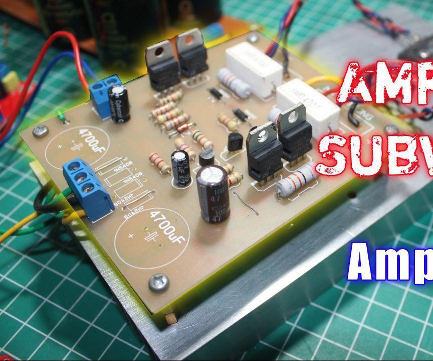 How to Make a Subwoofer Amplifier 6 Steps Instructables