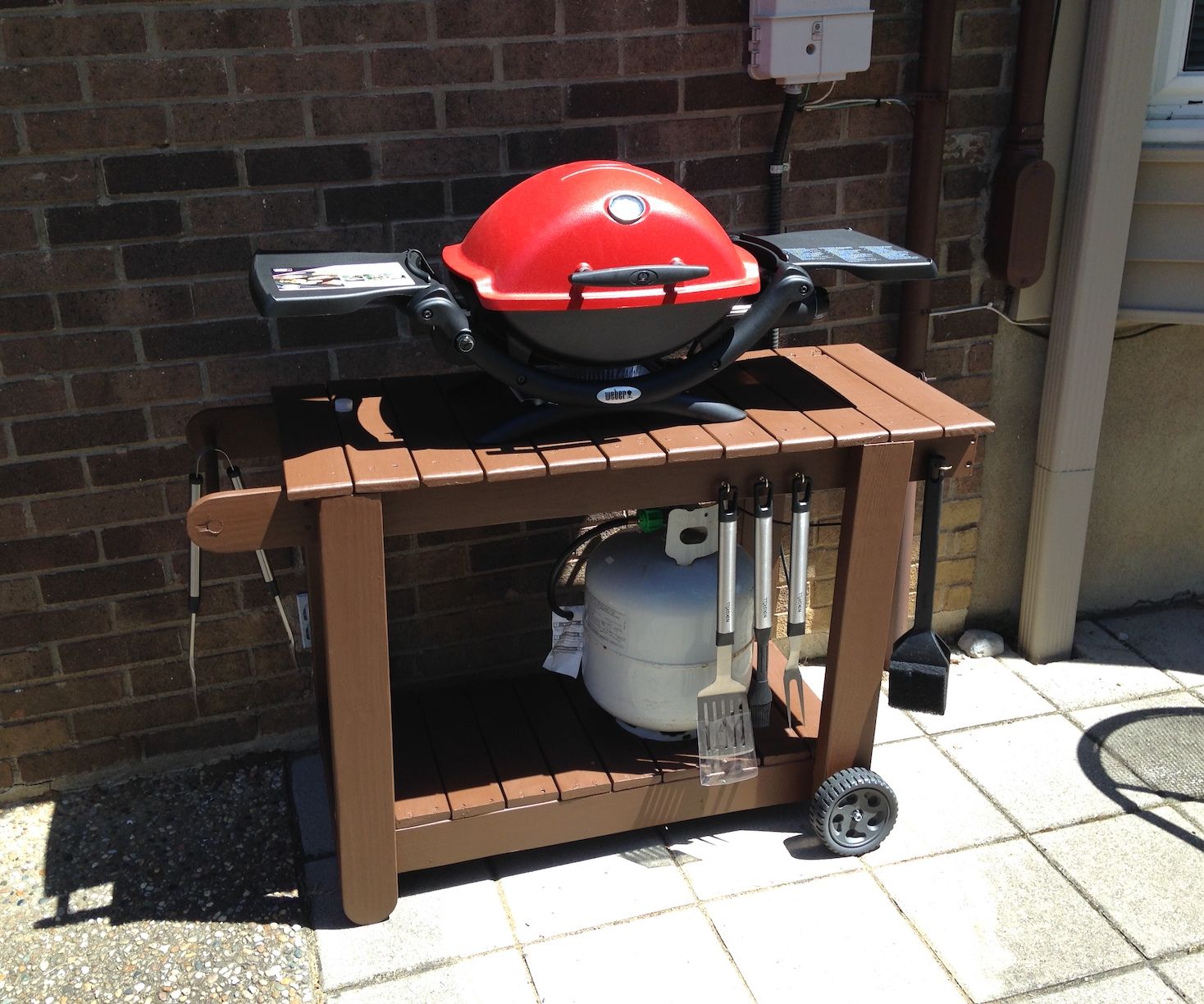 Outdoor Grill Cart (Reclaimed) Cart Plans 7 Steps (with Pictures