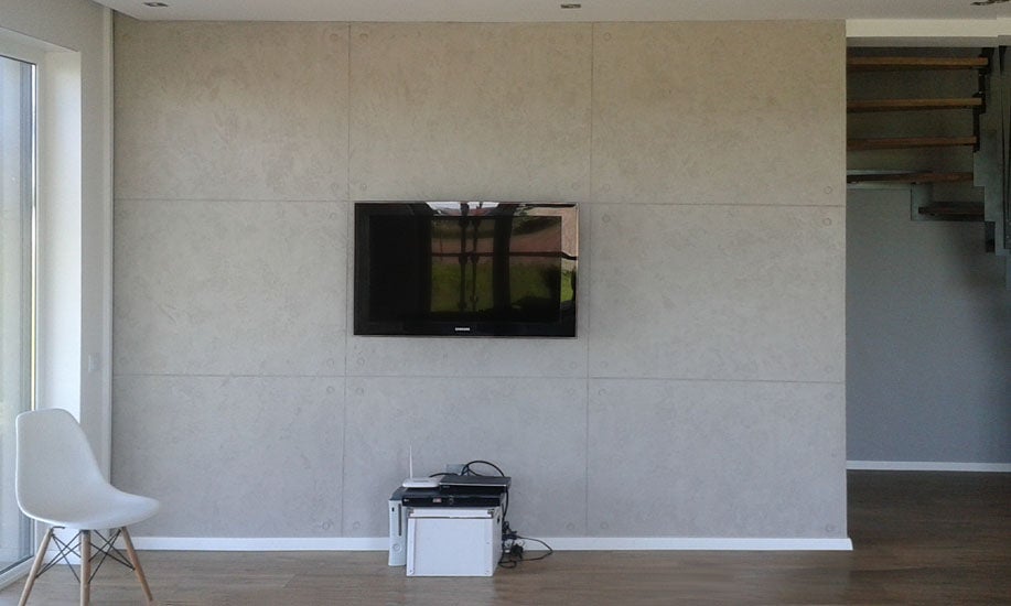 Diy Concrete Tv Wall 5 Steps Instructables - Diy Cement Wall Finish Diy Concrete Tv Wall 5 Steps Instructables - Diy Cement Wall Finish