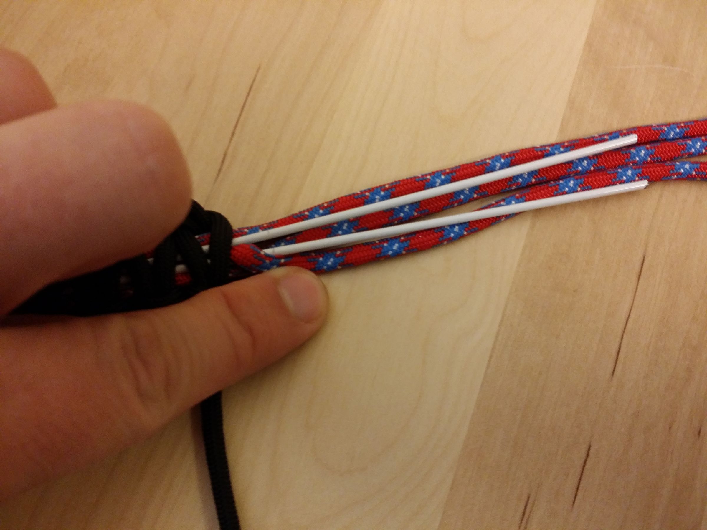 Paracord Blanket / Sleeping Bag Compression Strap With Handle I Made