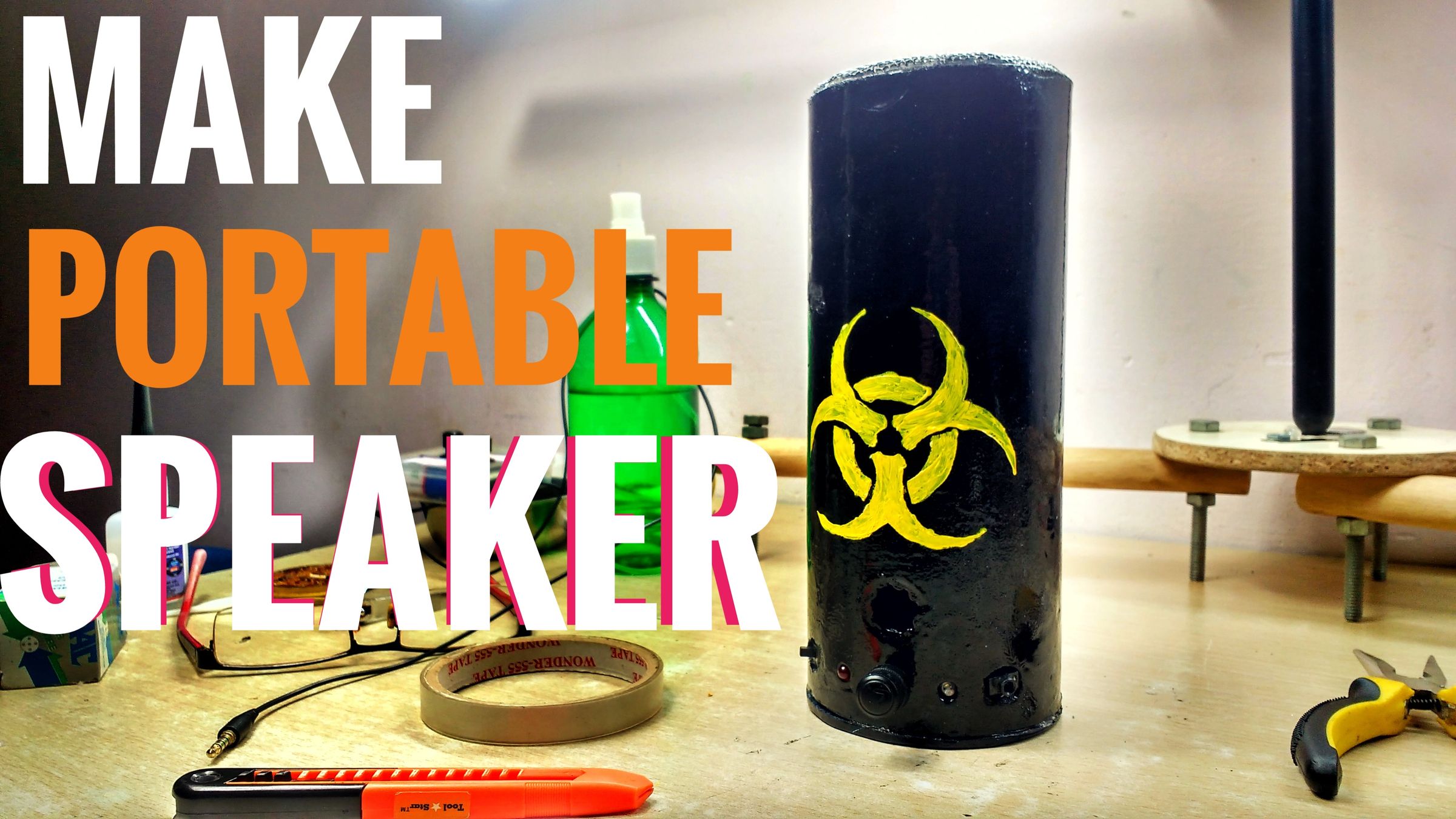 How to Make a Portable Speaker From Old Recycled Parts+ Bluetooth