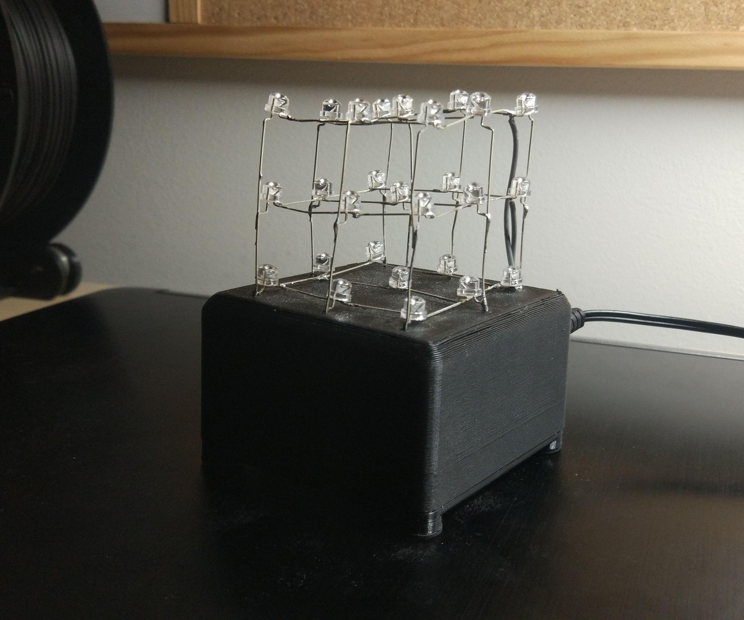 3x3x3 led cube DIY Project DIY Project Image