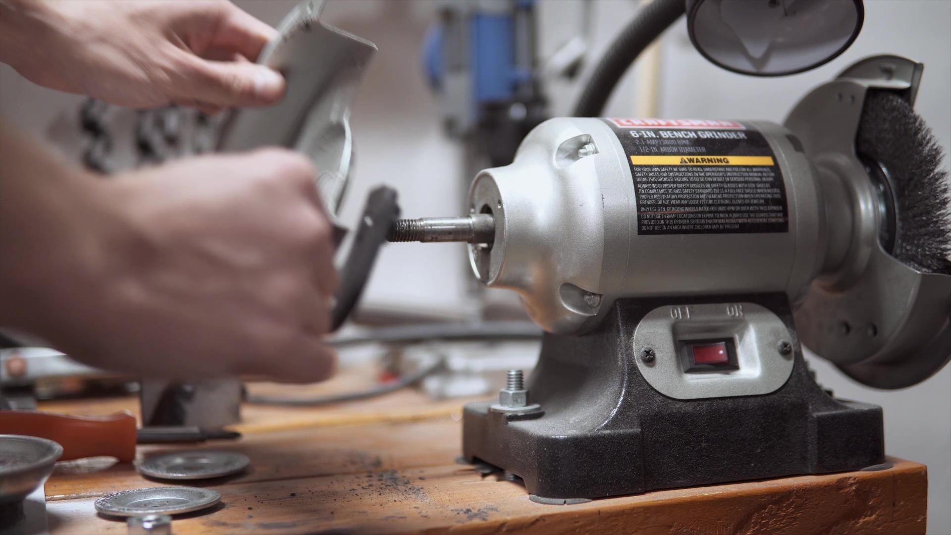 DIY Bench Grinder to Belt Sander Conversion With Templates 11 Steps