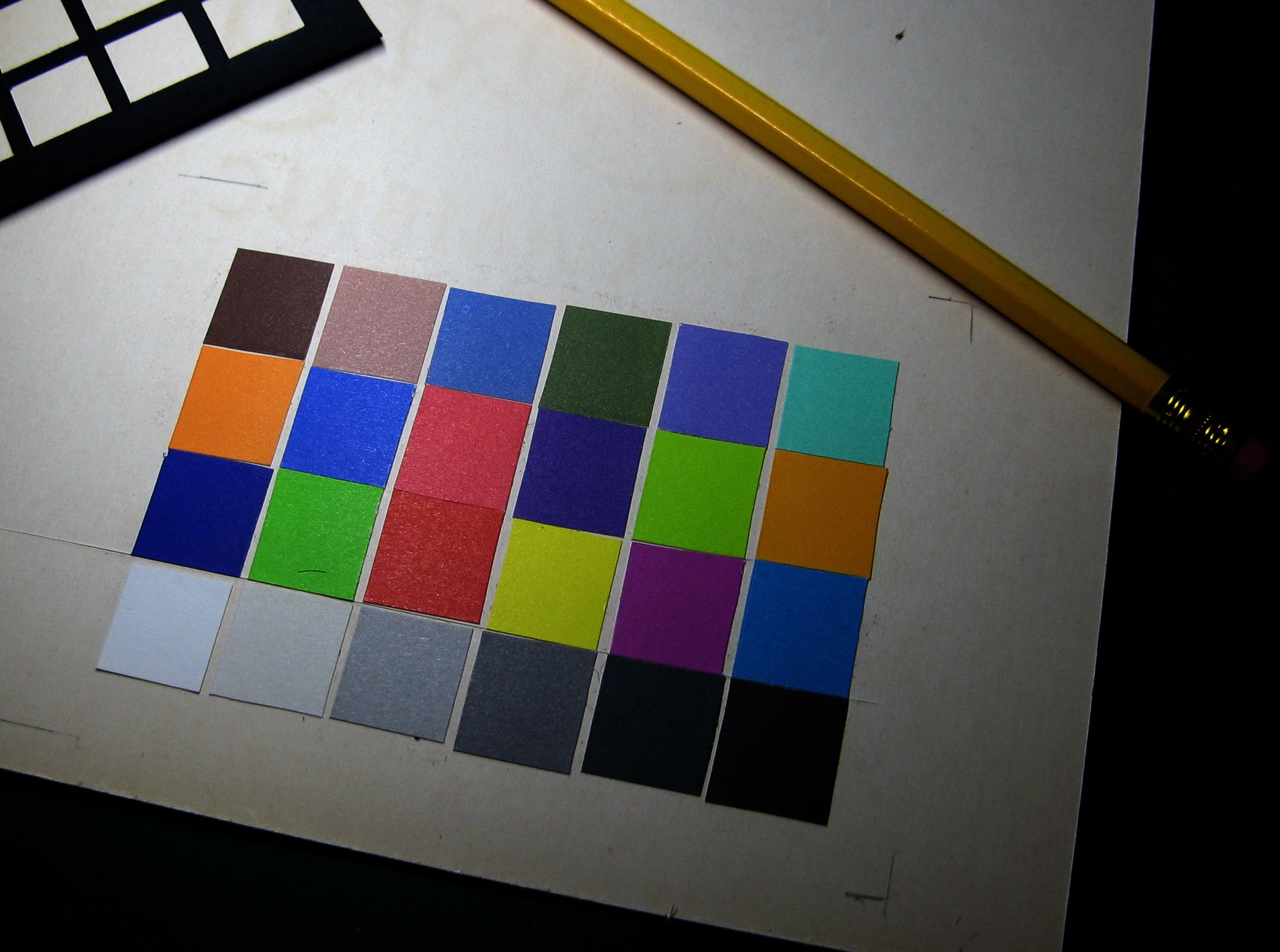 DIY Color Checker 8 Steps (with Pictures) Instructables