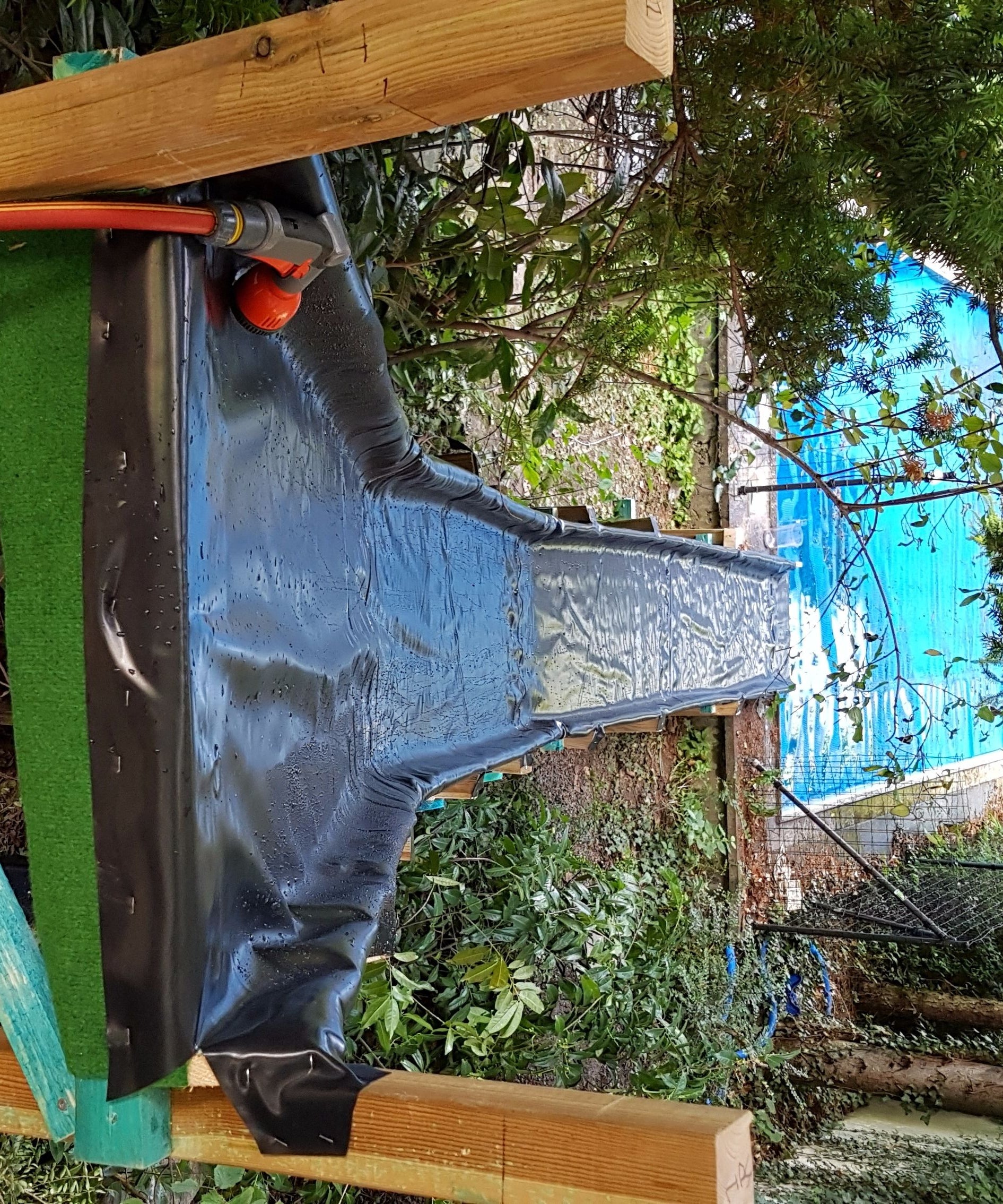 Pool Waterslide 5 Steps With Pictures Instructables Pool Waterslide 5 Steps With, Diy Above Ground Pool Water Slide