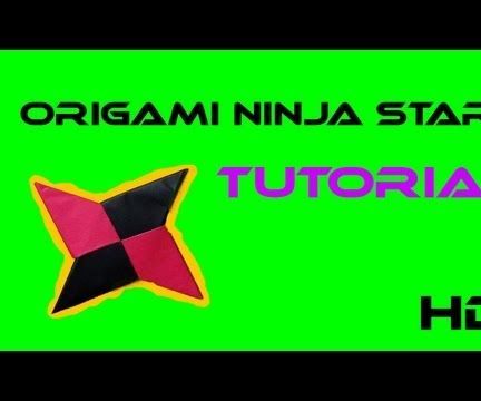 origami ninja star tutorial (shuriken) DIY Project DIY Project Image