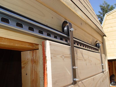 Make Sliding Barn Doors Using Skateboard Wheels 7 Steps With Pictures Instructables Make Sliding Barn Doors Using, Inexpensive Sliding Door Hardware